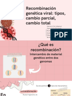 Recombinación genética viral