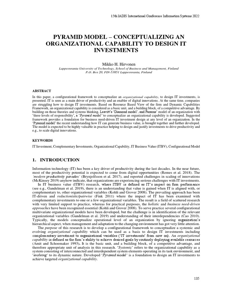 Piramid Model | PDF | Conceptual Model | System