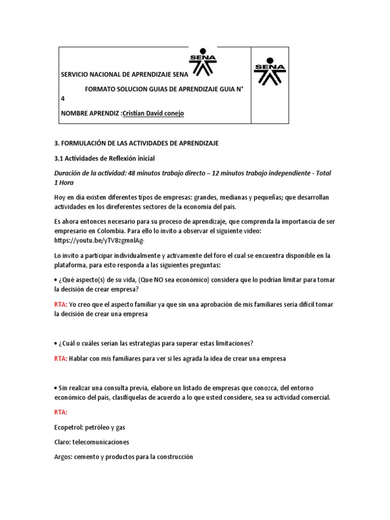 Servicio Nacional de Aprendizaje Sena | PDF | Contabilidad | Economias