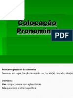 Colocação Pronominal