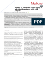 Diagnostic Sensitivity of Traumatic Axonal Injury.53