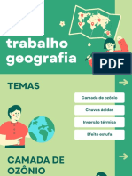 Trabalho de Geografia