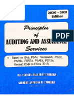 Principles of Auditing and Assurance 2020 21 Cabrera