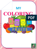 Coloring Book-Fruits