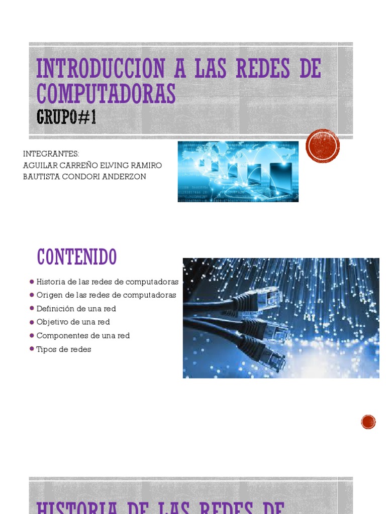 Historia y Tipos de Redes de Computadoras | PDF | Red de computadoras ...