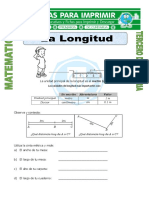 Ficha La Longitud para Tercero de Primaria