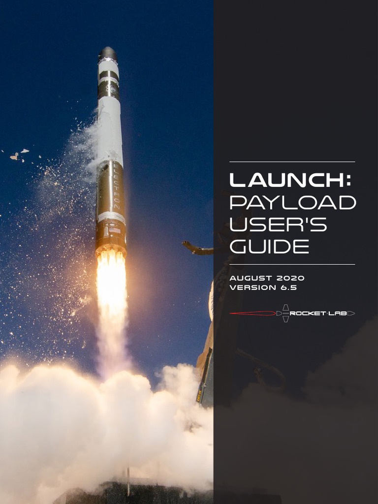 Rocket Lab Launch Payload Users Guide 6.5 PDF Multistage Rocket