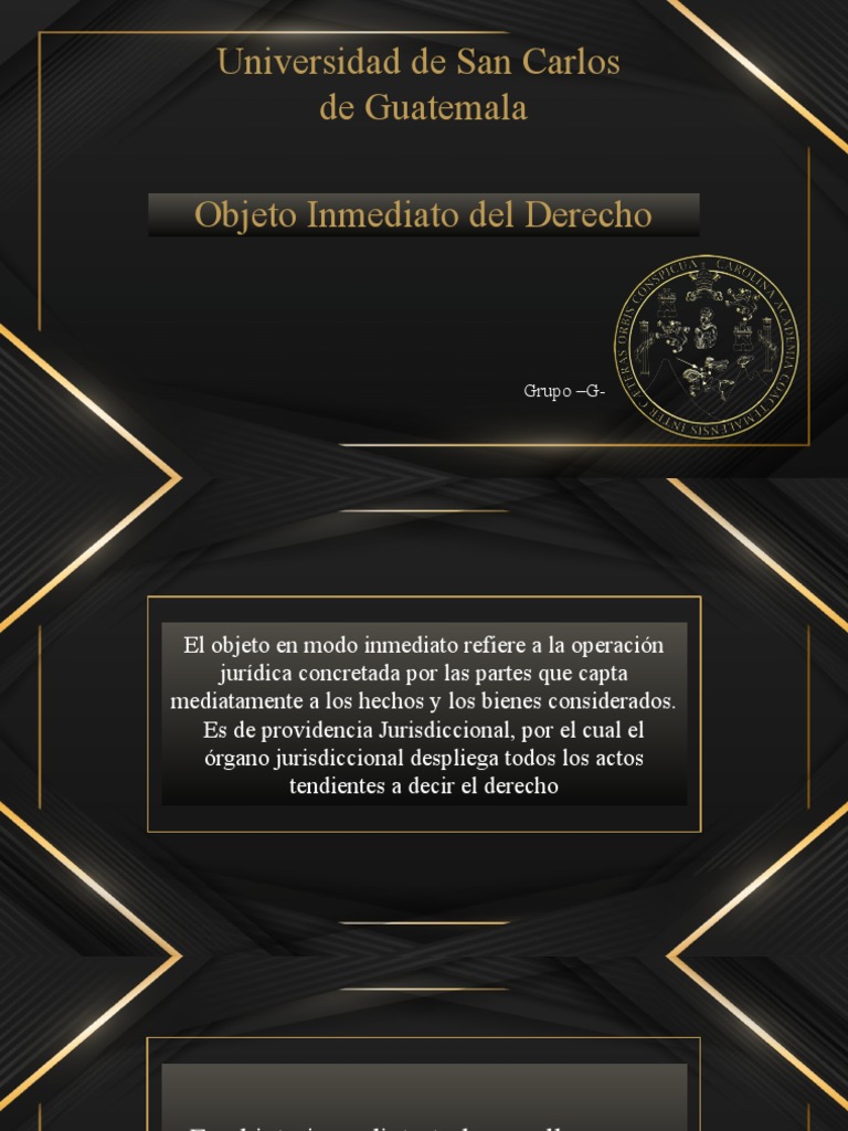 Objeto Inmediato del Derecho Jurídico | PDF