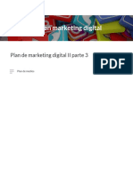 Plan de Marketing Digital II Parte 3