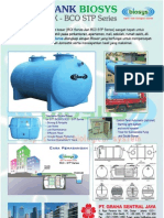 Septic Tank Fibreglass Silinder Horisontal Biotech System (BioSys) BCX-Series