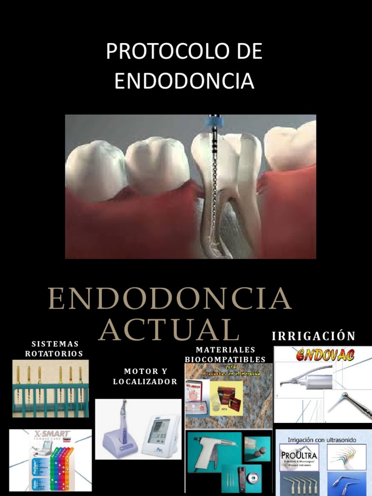 Protocolo Completo de Endodoncia PDF Especialidades Medicas