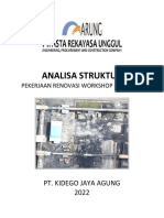 Analisa Struktur - Renovasi Workshop He