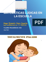 Matemáticas Lúdicas en La Escuela