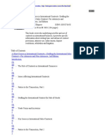 Business Law - International Contracts