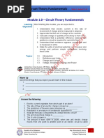 Module 1 - Circuit Theory Fundamentals