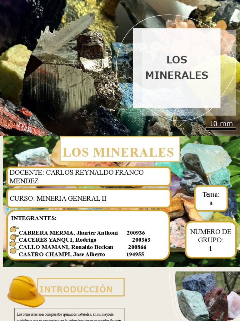 Introducción a los Minerales y su Formación | PDF | Minerales | Magma