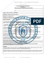 Ficha semanal de Ciencias Naturales