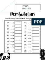 Lembar Kerja Matematika Pembulatan Ratusan