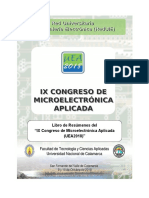 Resúmenes del IX Congreso de Microelectrónica Aplicada