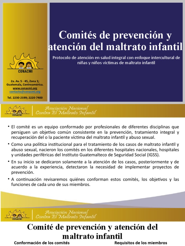 Protocolo de Atención al Maltrato Infantil | PDF | Abuso infantil ...