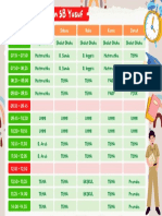 Jadwal Pelajaran 5b