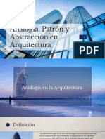 Analogía, Patrón y Abstracción en Arquitectura