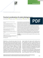 Appl Plant Sci - 2018 - McKain - Practical Considerations For Plant Phylogenomics