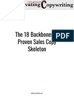 The 18 Backbones of Proven Sales Copy