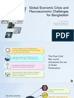Global Economic Crisis and Macroeconomic Challenges For Bangladesh