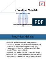 Slide Pertemuan 13 Teknik Penulisan Makalah