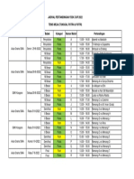 Tenis Meja Pa - Pi (Jadwal Pertandingan)