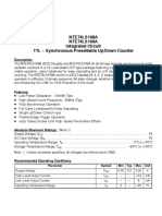 NTE - Electronics NTE74LS168A Datasheet