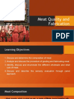 Meat Quality and Fabrication 