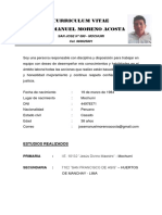 CURRICULUM VITAE JOSE MANUEL MORENO