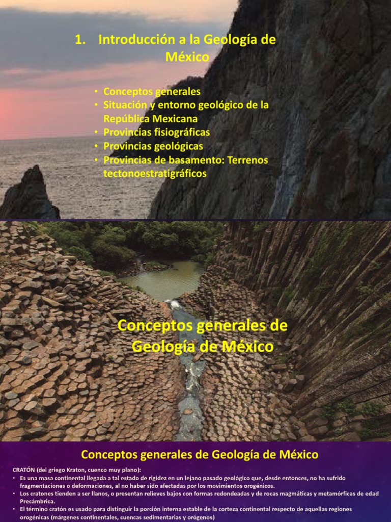 Introducción A La Geología de México | PDF | Naturaleza | Estructura de ...