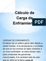 5 Cálculo de Carga de Enfriamiento