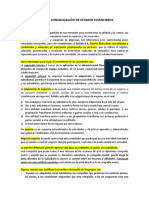 Consolidación de Estados Financieros