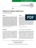 Vitamina D y Diabetes Mellitus Tipo 2: Revisión Monográfica