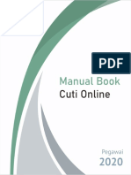 Manual Book Cuti Online BKD TA Pegawai