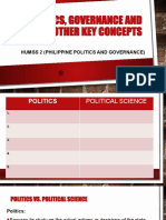 Lesson 1 Politics, Governance and Other Key Concepts