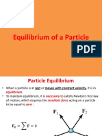 Equilibrium of Particles