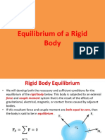 Equilibrium of Rigid Bodies