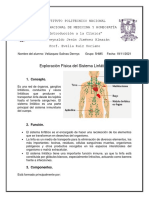 Exploración física sistema linfático