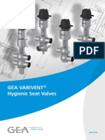 Gea Varivent Hygienic Seat Valves 262492