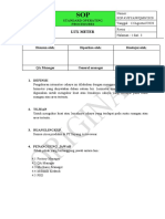 SOP. Lux Meter-Dikonversi