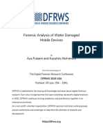 Forensic Analysis of Water Damaged Mobile Devices