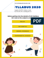 LKG Syllabus Superbaby 2020