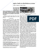 Analysis of Complex Faults in Distribution Systems