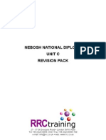 Nebosh National Diploma Unit C Revision Pack