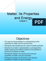 Matter Properties and Energy Chapter 2